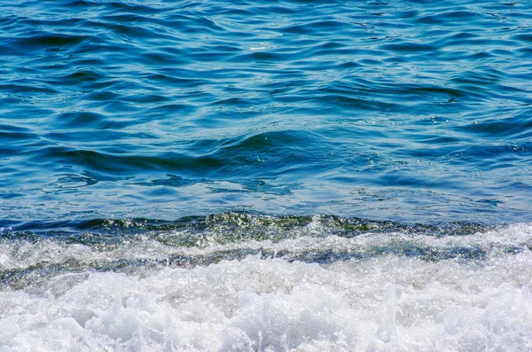 Яка Хвиля Моря Піщаному Пляжі Тло — стокове фото