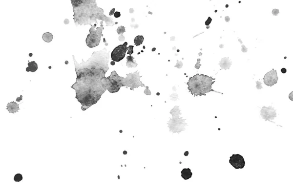 Абстрактный Черный Акварельный Фон — стоковое фото