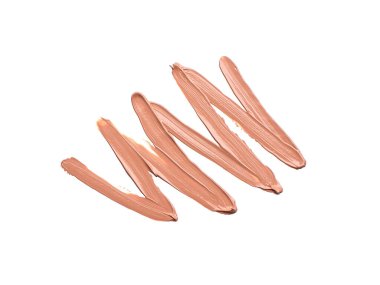 Beyaz zemin üzerine bulaşmış Vakfı renk örneği