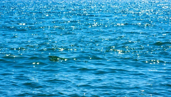 Blaues Meerwasser Hintergrund Textur — Stockfoto
