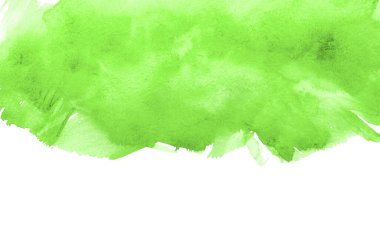 Soyut yeşil suluboya arkaplan dokusu