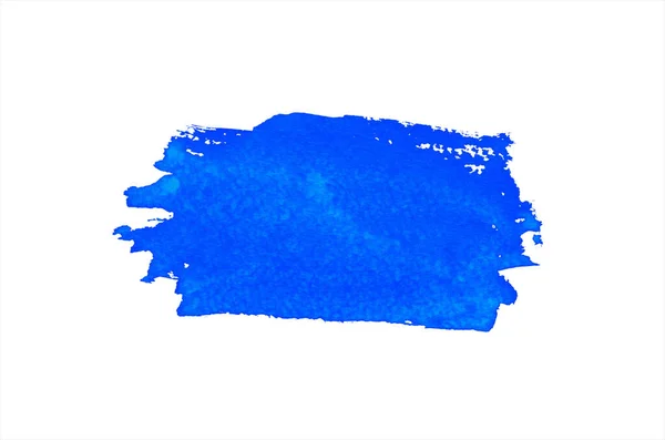 Kağıt Üzerinde Mavi Boya Konturları — Stok fotoğraf