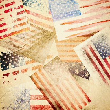 Grunge ABD bayrak arkaplan dokusu
