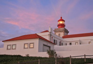 Deniz feneri west Point (cabo da roca, Portekiz Avrupa'nın en)