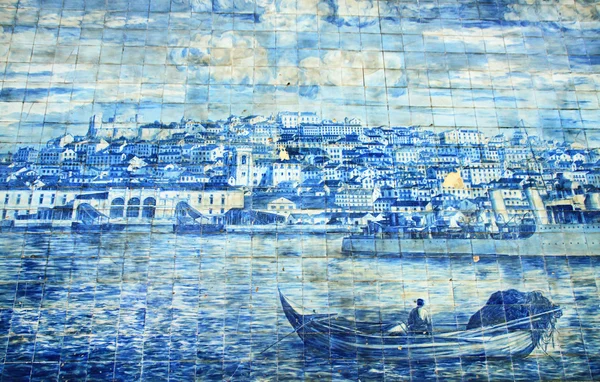 Azulejo (keramische tegels) — Stockfoto