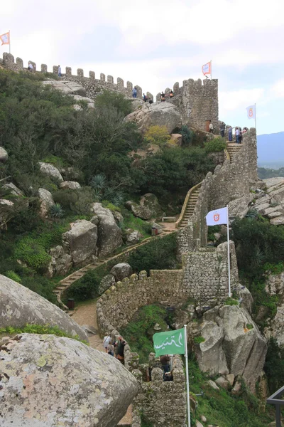 Κάστρο των Μαυριτανών (sintra, Λισαβόνα, Πορτογαλία) — Φωτογραφία Αρχείου