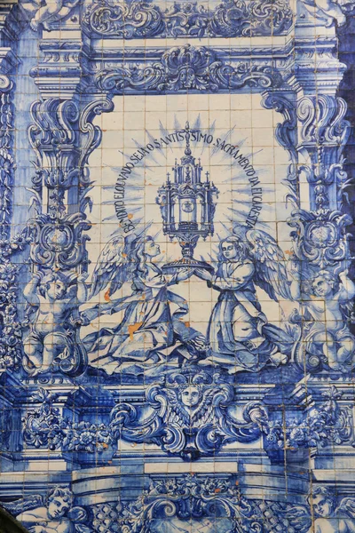 Azulejo (piastrelle di ceramica) a Porto — Foto Stock