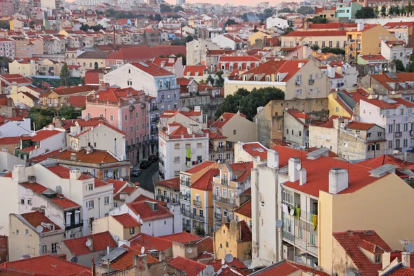 Panorama stadtzentrum lisbon (portugal), — Stockfoto