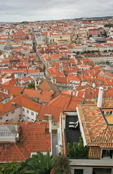 Panoramic downtown Lisbon (Portugal), — Stock Photo, Image