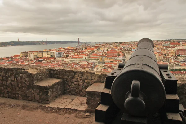 Panorama stadtzentrum lisbon (portugal), — Stockfoto