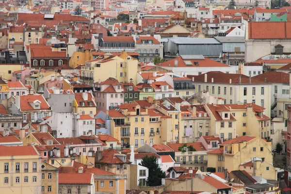 Panoramic downtown Lisbon (Portugal), — Stock Photo, Image