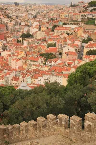 Panorama stadtzentrum lisbon (portugal), — Stockfoto