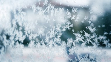 Kışın kar kristali