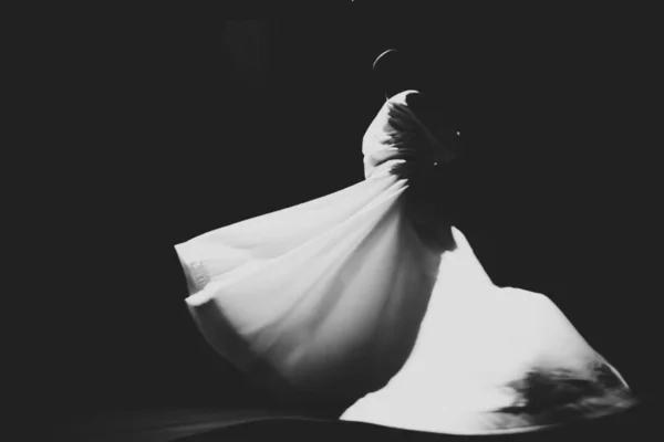 Image Whirling Dervish Darkness — Stock Photo, Image