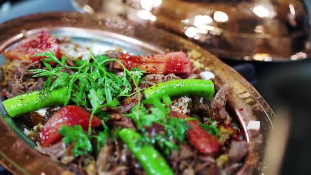 Konya Şehrinin Geleneksel Yiyecek Tatlıları — Stok video