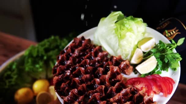 安纳托利亚的传统菜肴 — 图库视频影像