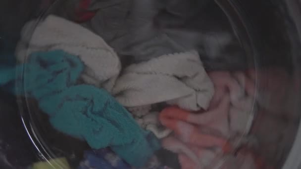 Time Clean Your Clothes — Stock Video