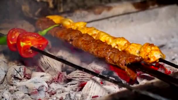Traditionelle Speisen Und Desserts Der Stadt Konya — Stockvideo