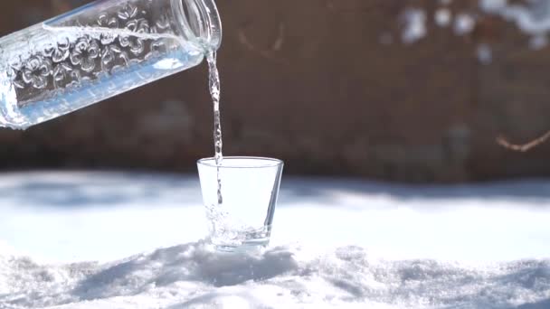 一种高Ph值的可饮用水 — 图库视频影像