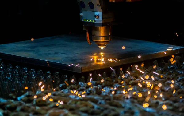 Laser Metall Cut Cnc Machine — Stock Photo, Image