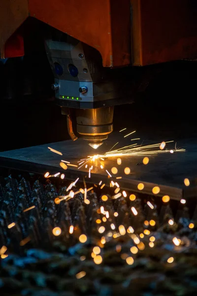 Laser Metall Cut Cnc Machine — Stock Photo, Image