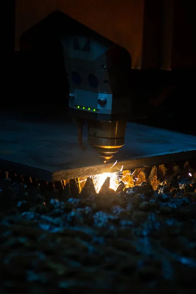 Laser Metall Cut Cnc Machine — Stockfoto