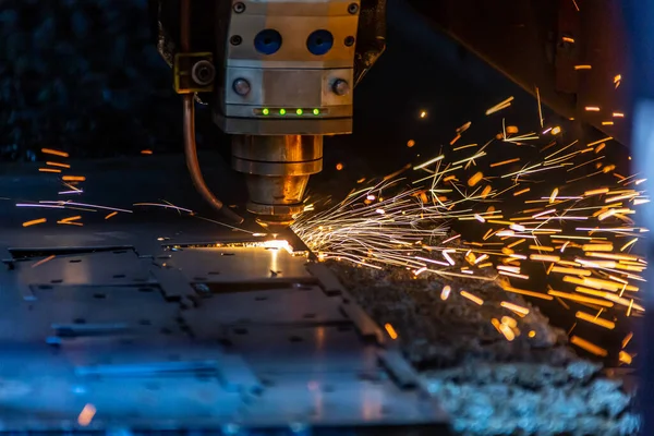 Laser Metall Cut Cnc Machine Stock Photo