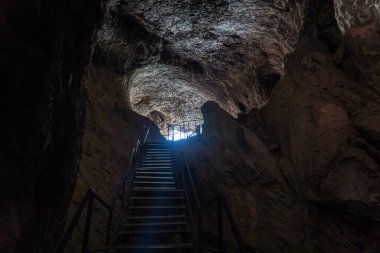 View from a cave in the city of Konya