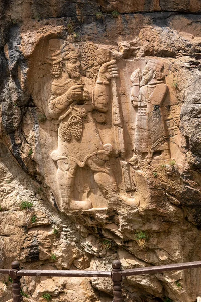 Ivriz Relief Hitite Monument King Warpalawas Fertility God Konya Eregli — Photo