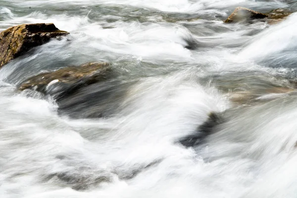 Natural Stream Emerging Point Mountain — Fotografia de Stock