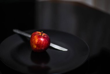 Organik elmaların sade görünümü