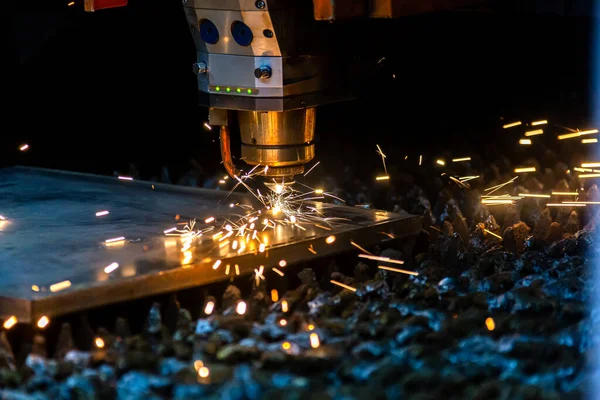 Laser Metall Cut Cnc Machine — Stock Photo, Image