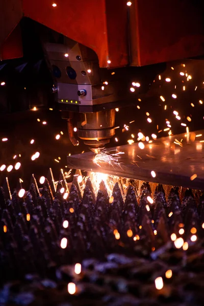 Laser Metall Cut Cnc Machine — Stock Photo, Image