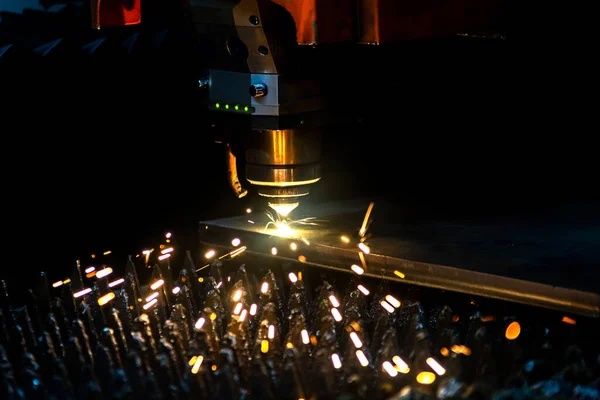 Laser Metall Cut Cnc Machine — Stock Photo, Image