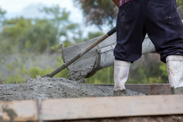 Cement arbete — Stockfoto