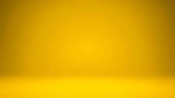 Ilustração Ouro Luxo Fundo Estúdio Amarelo Com Gradiente Para Layout — Fotografia de Stock