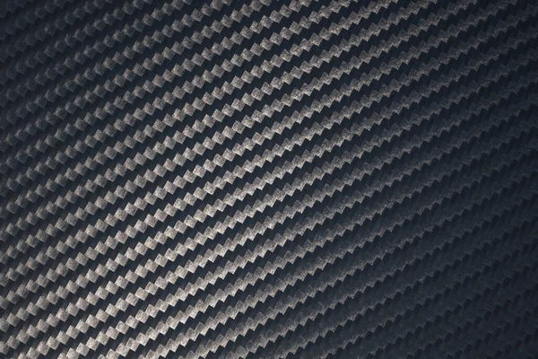 Macro Superficie Tessuto Fibra Carbonio Orientamento Diagonale Della Texture Del — Foto Stock