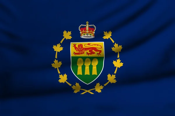 Flag of Lieutenant-Governor of Saskatchewan — Stock Photo, Image