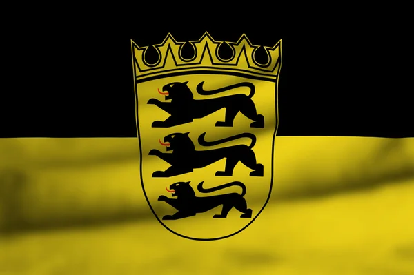 Flaga Badenii-Wirtembergii — Zdjęcie stockowe