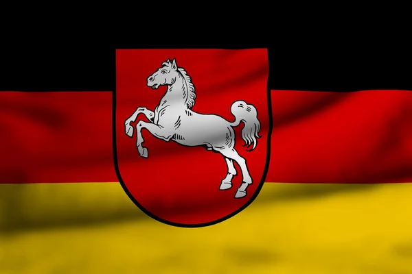 Flag of Lower Saxony — Stock Photo, Image