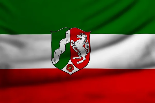 Kuzey Ren-Vestfalya bayrağı — Stok fotoğraf