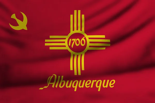 Flag of Albuquerque — Stock Photo, Image