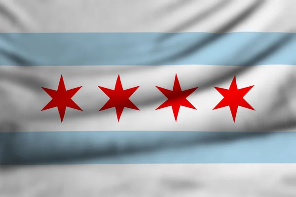 Flag of Chicago — Stock Photo, Image