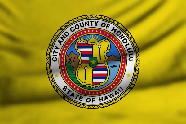 Honolulu zászlaja — Stock Fotó