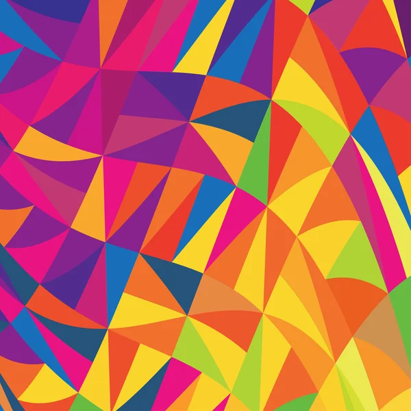 Fondo de triángulos multicolores. Vector, EPS10 — Archivo Imágenes Vectoriales