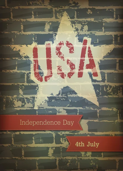 Cartaz do dia da independência. Vector, EPS10 —  Vetores de Stock
