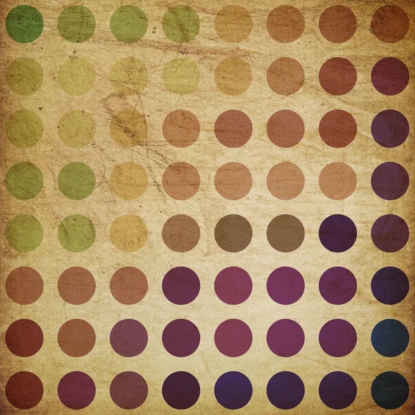 Retro círculos coloridos fundo — Fotografia de Stock