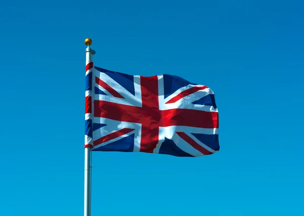 Union Flag on pole — Stock Photo, Image