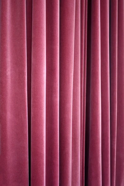 Czerwony teatr aksamitne zasłony — Zdjęcie stockowe