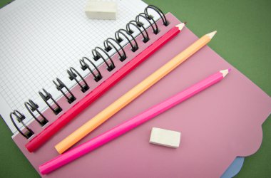 kalem, silgi, notebook